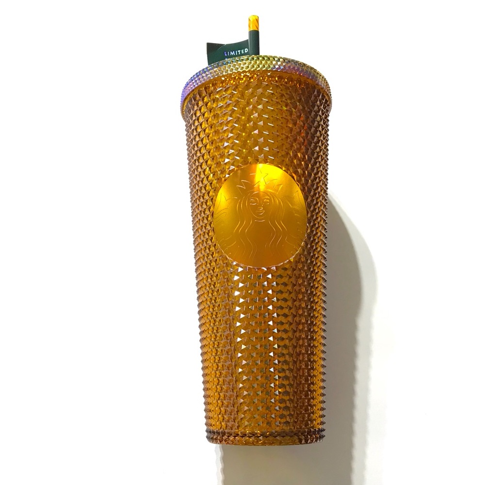 Starbucks 50th Anniversary 2021 Studded Tumbler Cup Venti Gold LIMITED EDITION
